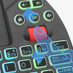 Mini Keyboard with Touchapd and Scroll Wheel