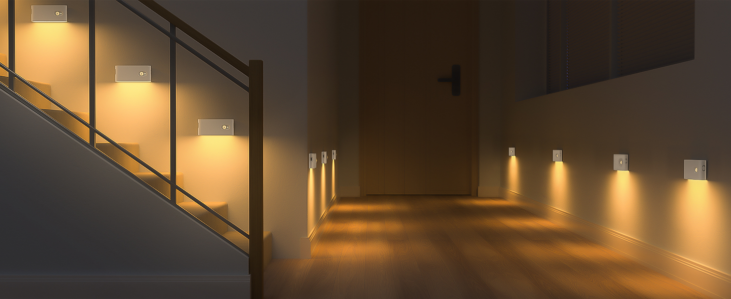 RGB and Warm White Motion Sensor Night Light