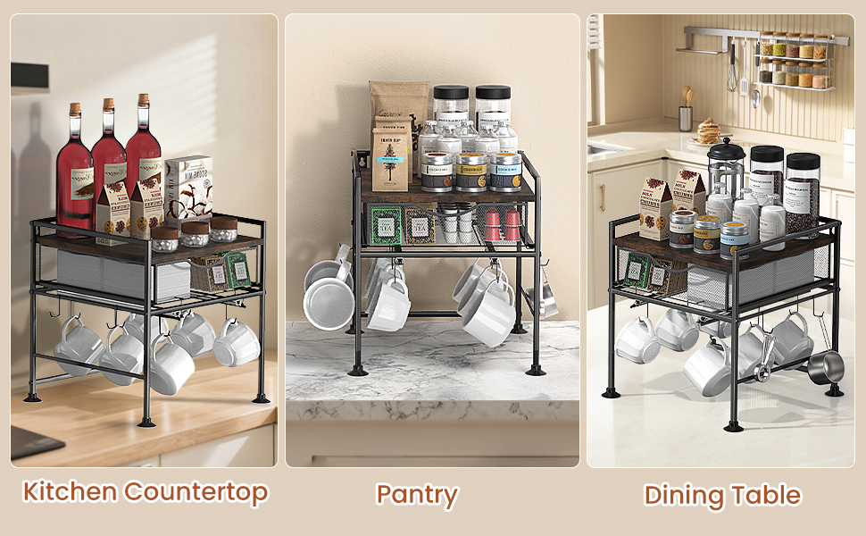 coffee bar organizer