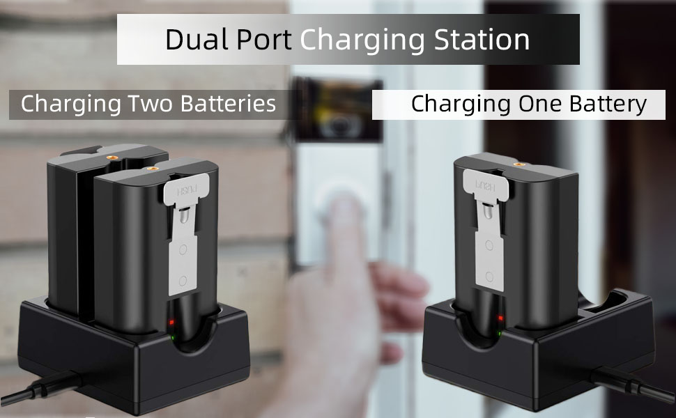 2 pack battery charge for ring doorbell