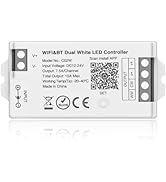 BTF-LIGHTING C02W CCT PWM (+ CW WW) 3PIN Color Temperature LED Strip Dual White 2.4GHz Tuya WiFi ...