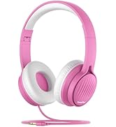 TuneFlux Upgraded Kids Headphones, Wired Toddler Headsets, 85dB Limited Volume On Ear Headphones,...
