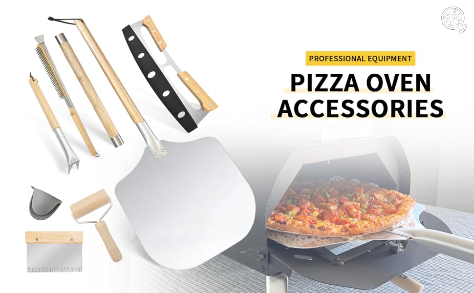 7PCS Pizza Oven Accessories Kit