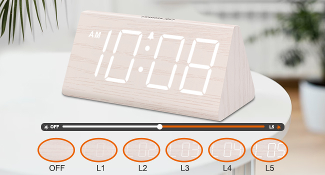 digital clock for living room