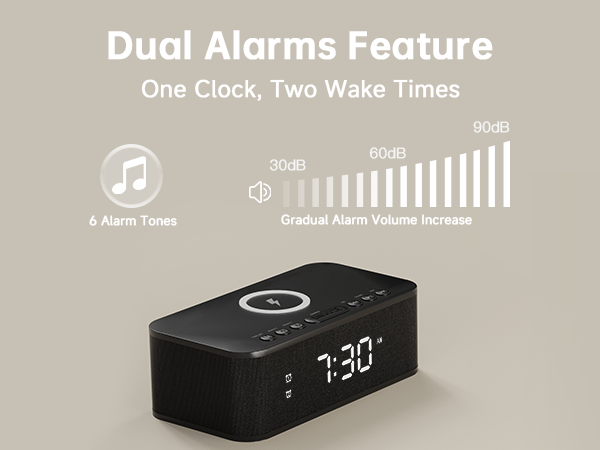 alarm clocks for bedrooms