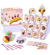 Air Dry Clay for Kids, Cake Themed, DIY Model Magic Clay with Sculpting Tools and Tutorials, 12 B...