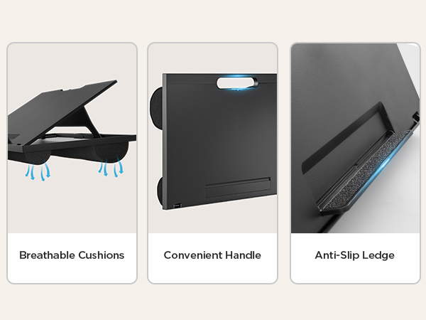 HNLD2 adjustable lap desk laptop lap desk laptop stand for bed lap desk for laptop with cushion