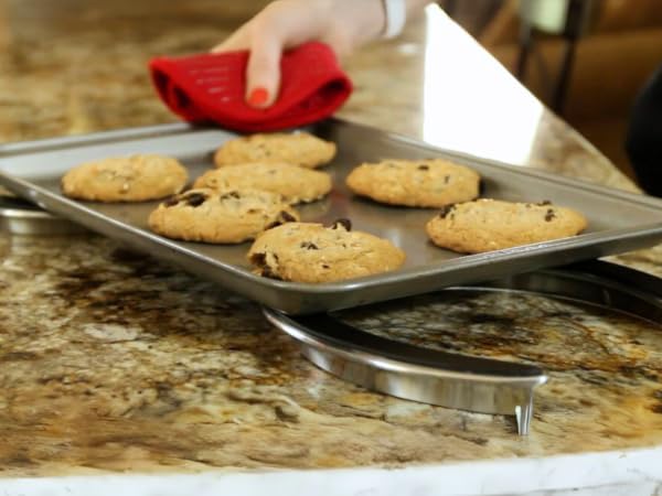expandable trivet, dual trivet, cookie sheet cooling rack