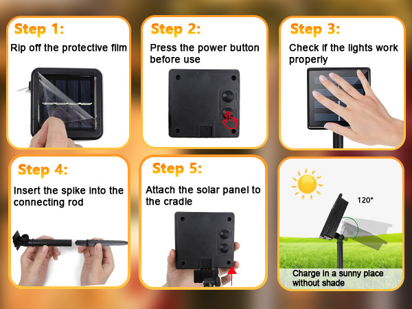 solar tree lights