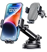 TICILFO Phone Mount for Car Phone Holder [Military-Grade Suction &amp; Stable Clip] Car Phone Holder ...