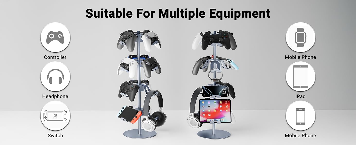 Gaming Controller Headset Holder for Gaming Accessories