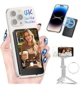 Moman Vlog Selfie Monitor Screen with 4K 60fps &amp; Encrypted Private Wireless for iPhone/Android, M...