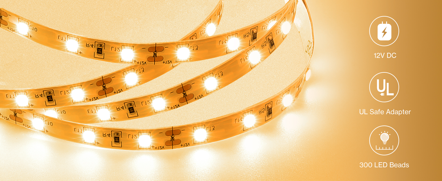 warm strip light