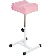 QUEESALN Pedicure Manicure Footrest Adjustable Height Stand Beauty SPA Salon Nail Care Pink