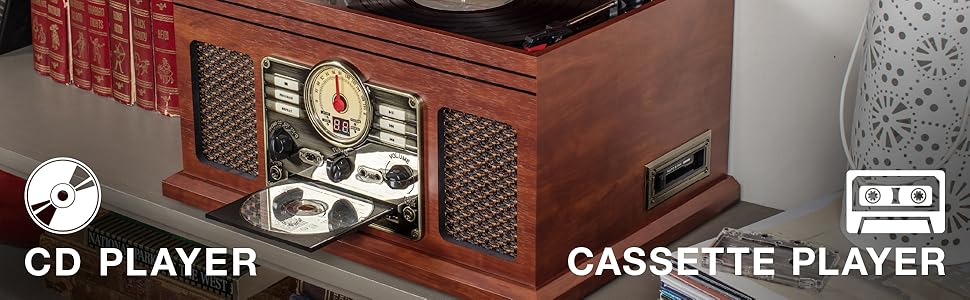 CD Player and Cassette Player