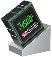 Ohcans Digital Angle Finder 4 Side Strong Magnetic Digital Angle Gauge for Table Saw&amp;Woodworking,...