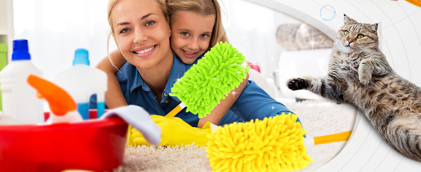 KEEPOW Reusable Duster Refill Compatible with Swiffer Duster Refill