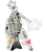 SHTALHST Fish Keychain for Women Realistic Fish Bag Charm Fishing Keychains Y2K Accessory for Key...