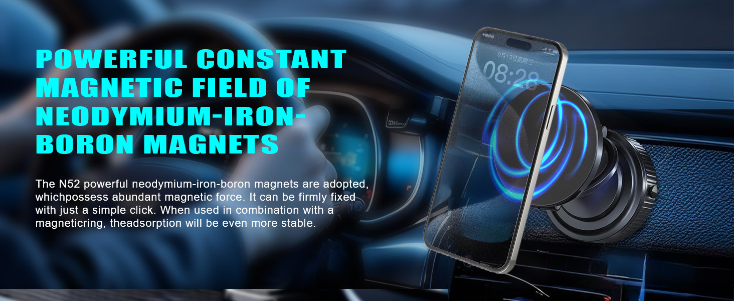 Rotatable Car Magnetic Phone Holder