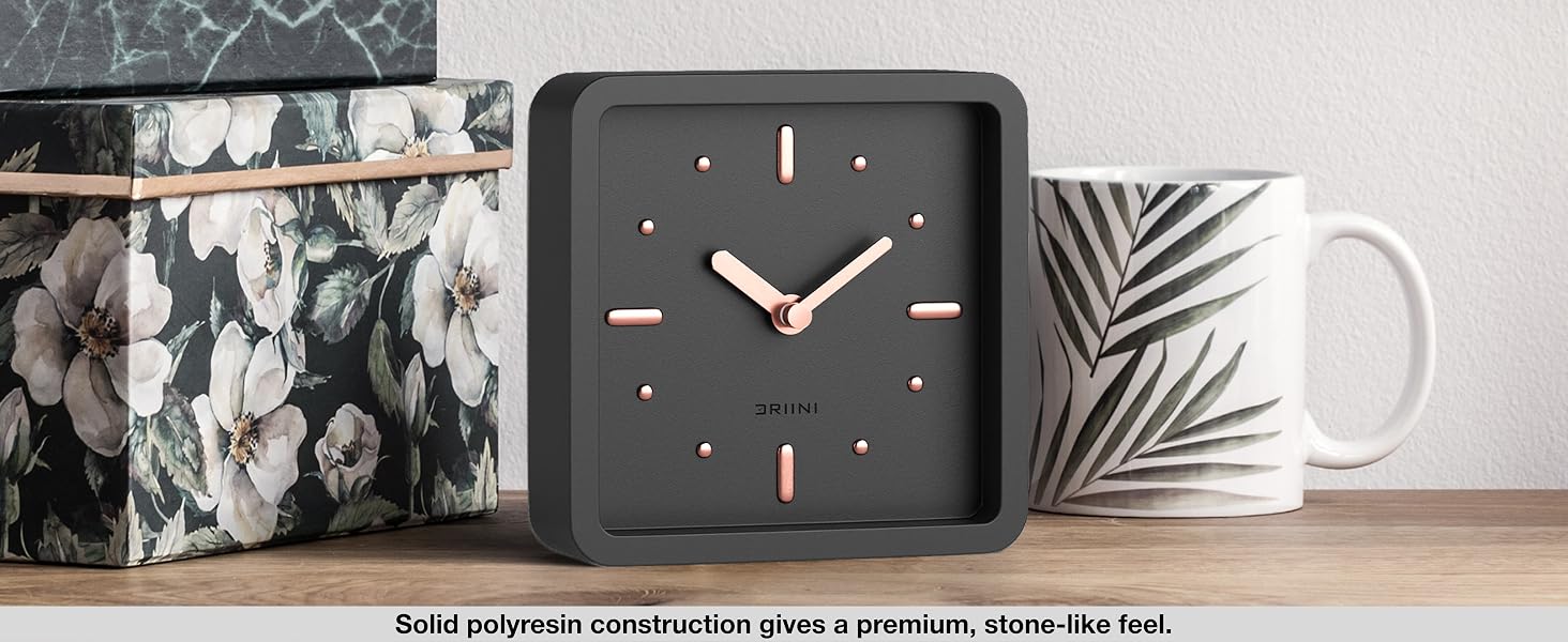 DESKTOP CLOCK ANALOG CLOCK TABLE CLOCK DESK CLOCK SMALL CLOCK BATTERY OPERATED CLOCK