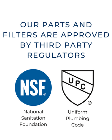 our parts and filters are approved by third party regulators