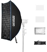 amaran Light Box 6090 Soft Box, Foldable One-snap Quick-Setup Narrow Rectangular Bowens Mount sof...