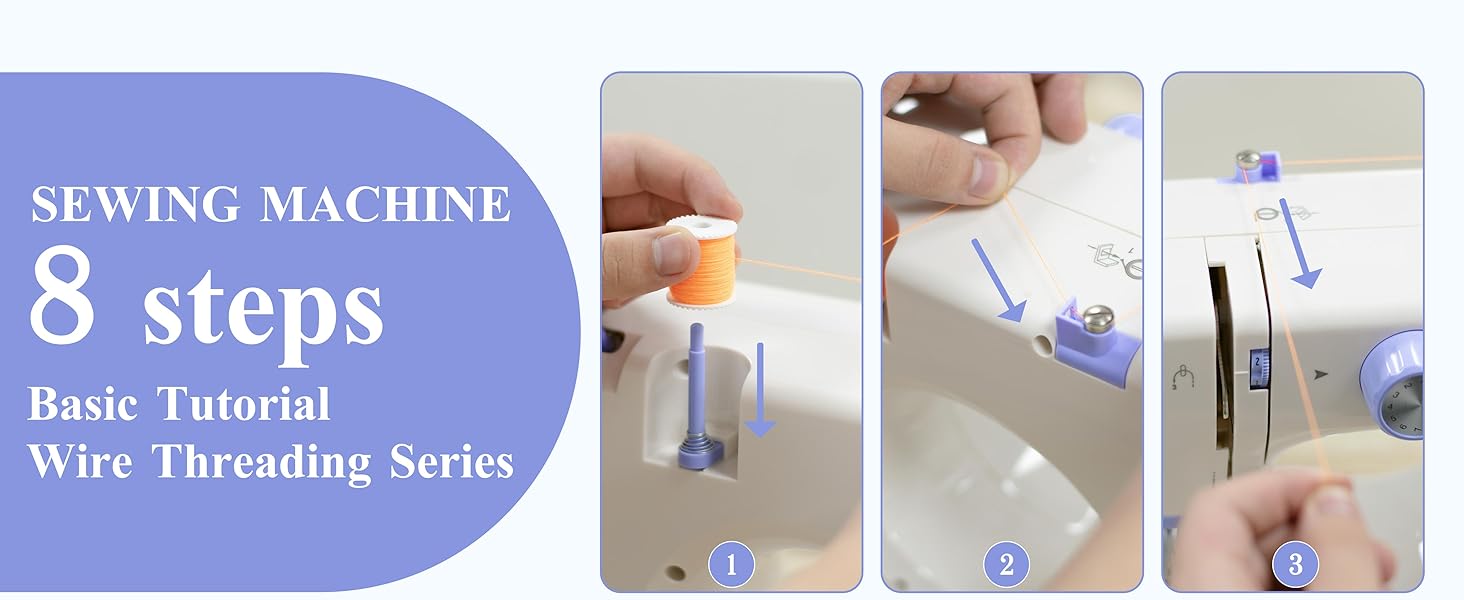 SEWING MACHINE 8 steps