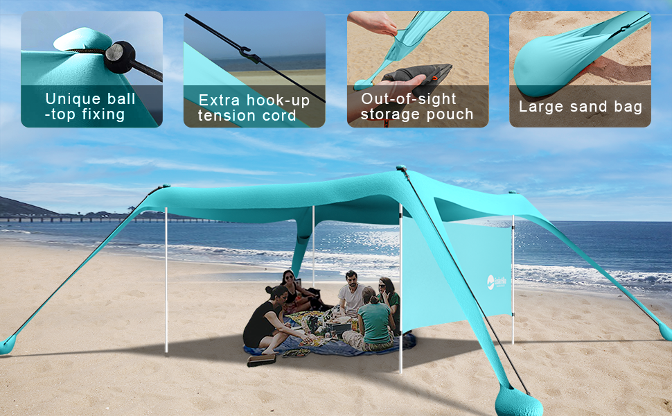 Easierhike Beach canopy 10x10 ft