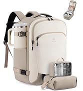 LOVEVOOK 40L Travel Backpack for Women, Airline Approved Carry On Backpack with 2 Packing Cubes, ...