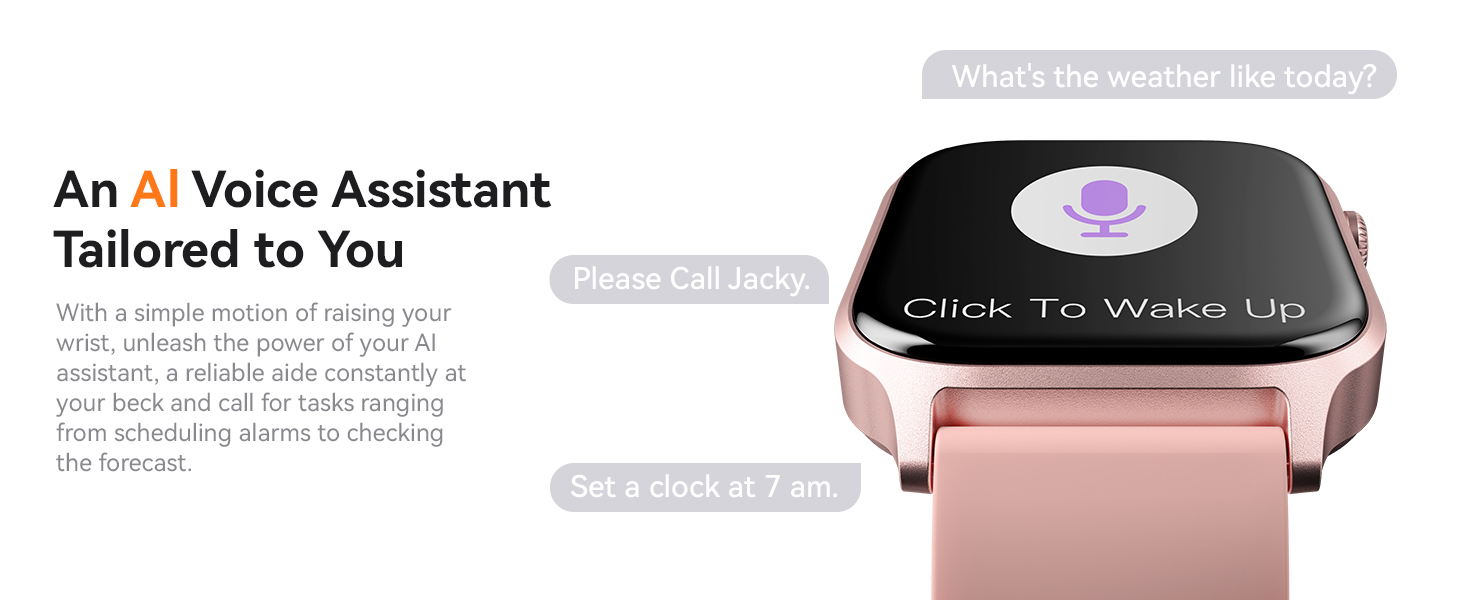smart watch with voice assistent