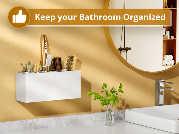 hair dryer organizer