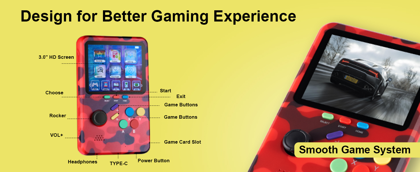 Handheld game cosnole