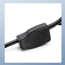 head-mounted headset microphone