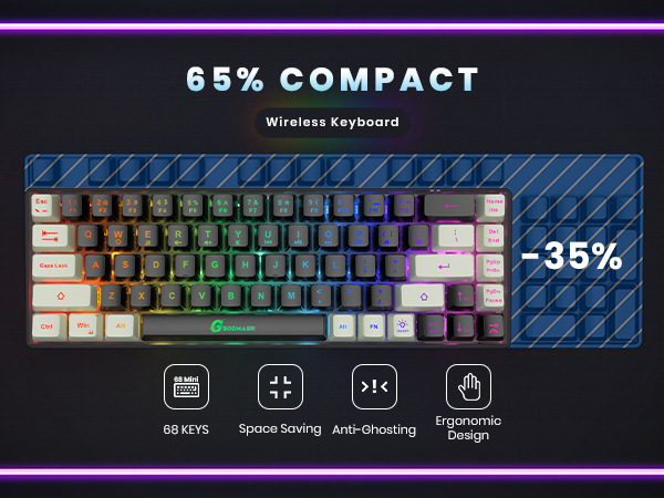wireless gaming keyboard