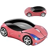 Wireless Mouse Cute Sport Car Shape Mouse Optical Ergonomic Gaming Mice Mini Small Office Gift fo...