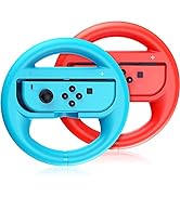 VOYEE Steering Wheel Compatible with Nintendo Switch Wheel, Family Use Accessories Compatible wit...