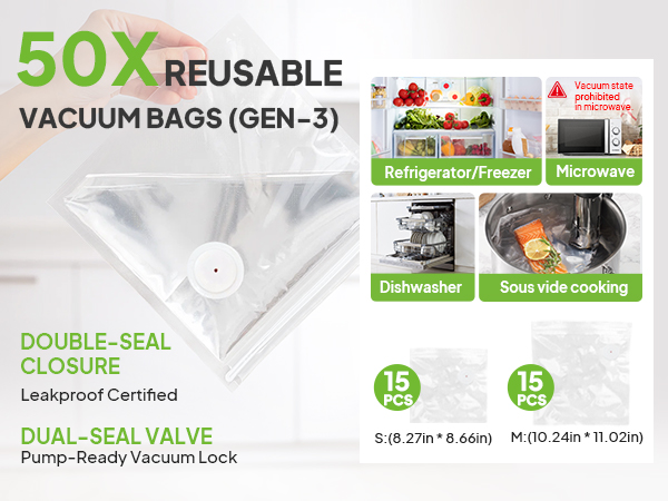 Compact Vacuum Sealer for Food