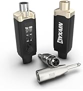 KYXAIN UHF Wireless Microphone System XLR Mic Adapter 8 Channels, Audio Dynamic Transmitter and R...