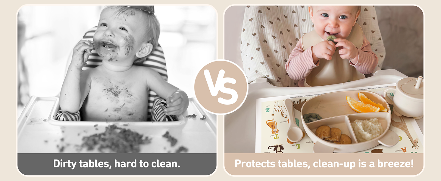 disposable placemats for baby