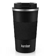 Travel Coffee Mug Spill Proof 12oz, Insulated Coffee Mug to Go Thermo Coffee Tumbler for Men Wome...