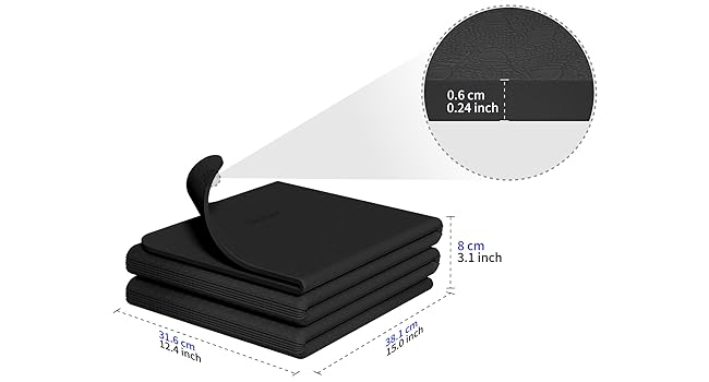foldable yoga mat