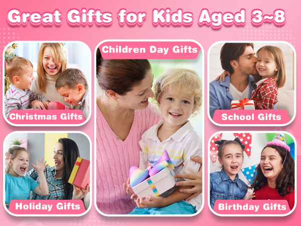 Kids Pretend Phones Toddler Toys for Boys Girls Age 3-8 with Dual Camera 2.8&amp;amp;#34; Touchscreen