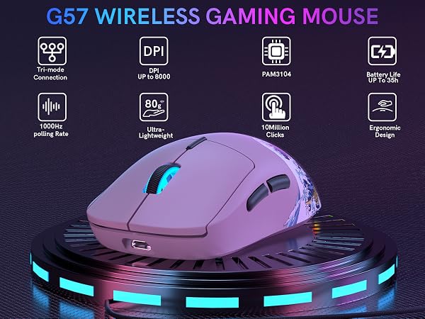 WIRELESS GAMING MOUSE
