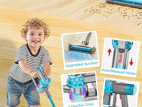 kids vacuum main functions