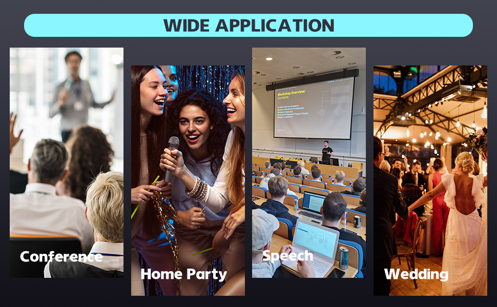 wireless microphone system application