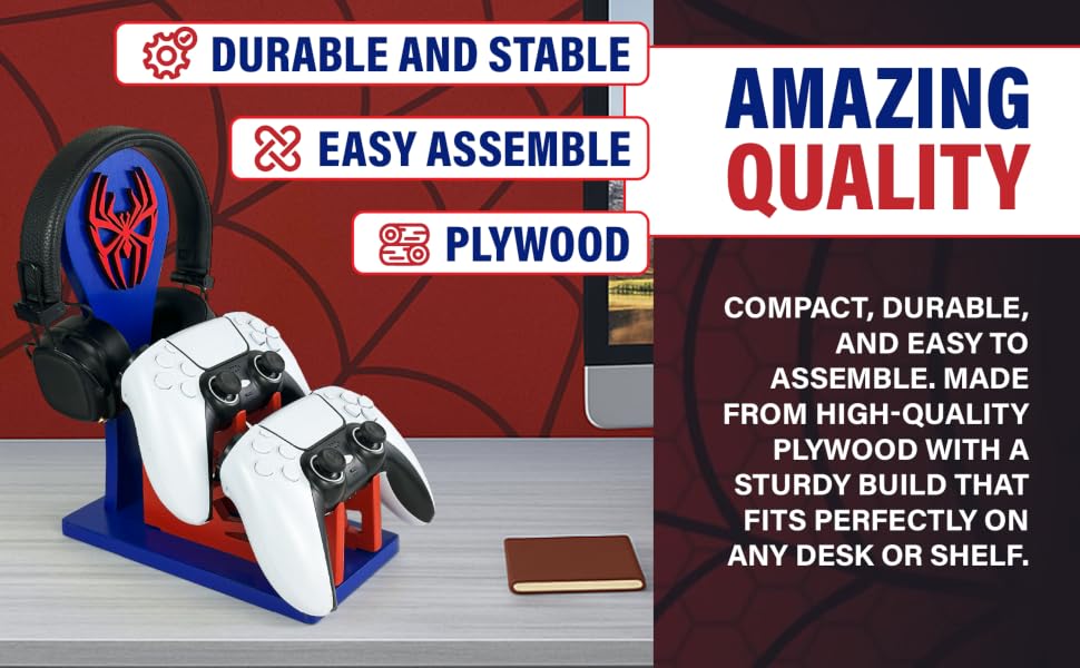Spider game controller holder