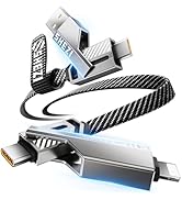 SHEZI [Upgraded 2.0] 4-in-1 USB C Cable 60W 3FT Lightning Cable Fast Charging [480Mbps Data Sync]...