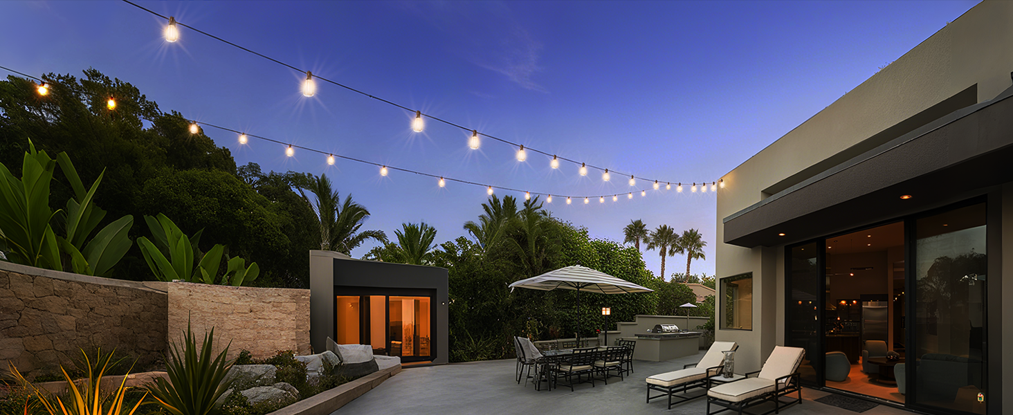 Backyard lights