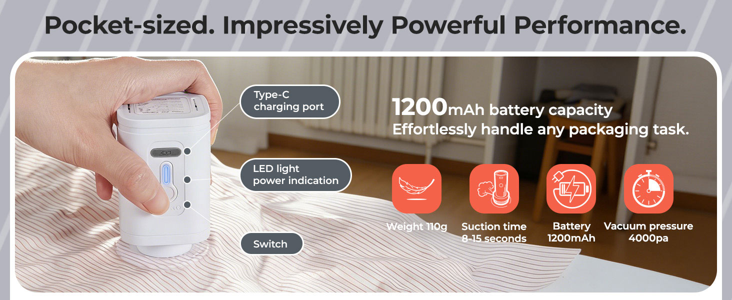 travel vacuum bags with pump