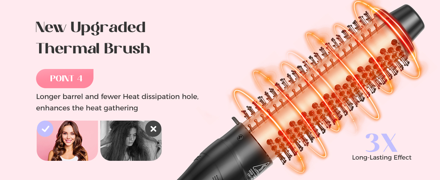 curling iron thermal brush